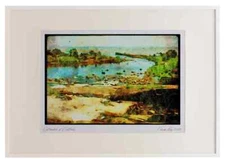 262041 Saut-au-Moulin Basse-Cote Nord A2 Picture Frame Watercolour print