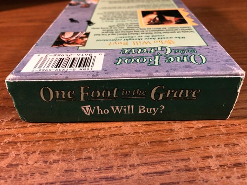 One Foot In The Grave Who Will Buy? VHS VCR Video Tape Richard Wilson Used - Picture 5 of 6