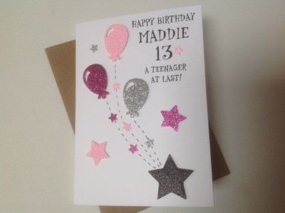 handmade birthday cards for teenage girl