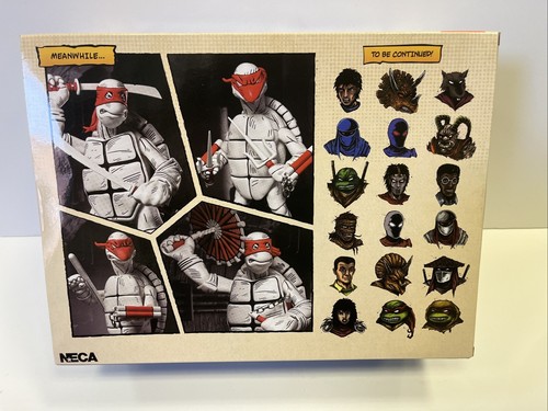 NECA Eastman & Laird’s TMNT First Turtles 2-Pack Black and White Variant Figures - Picture 4 of 6