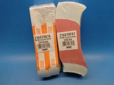 MMF Self Sealing Currency Bands $500 Red $50 Orange 1K packs 216070F07 216070B16