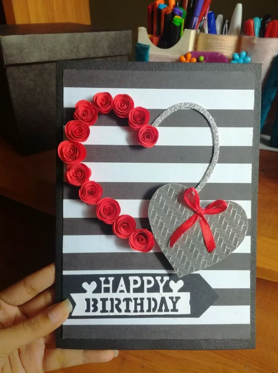 Happy birthday greeting card for lover sale