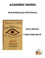 Body Building Academic Paper With Citations