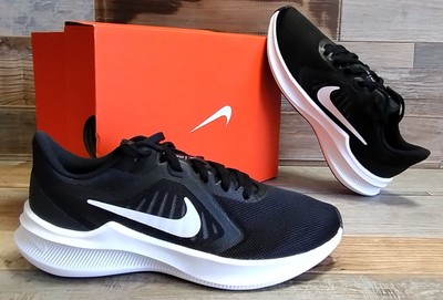 Nike Downshifter 10 Sport Running Shoes Size UK 4 EU 37.5 Black Trainers  RRP £54 | eBay