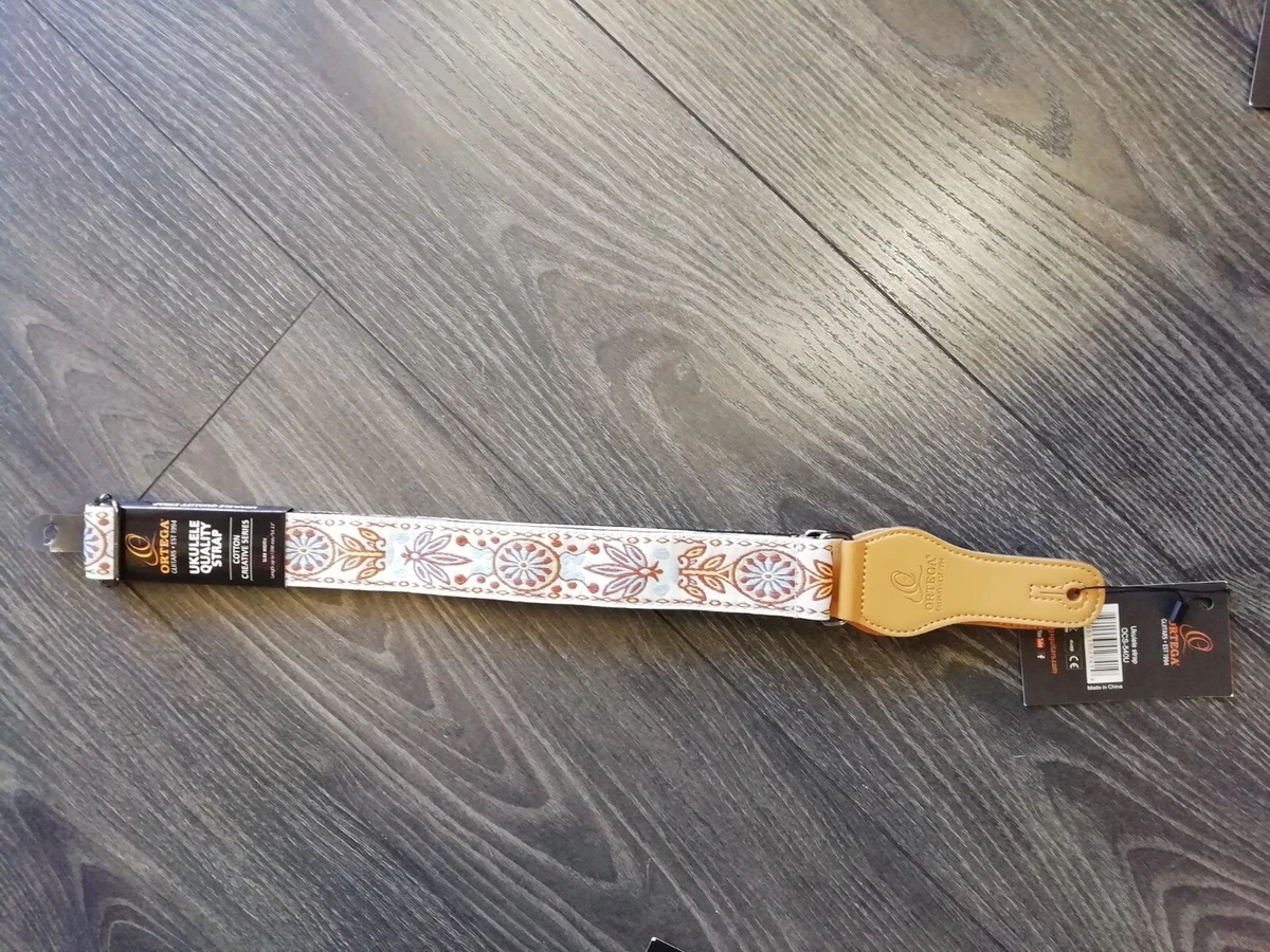 UKULELE STRAP BY ORTEGA CLASSIC WHITE OCS 540U eBay