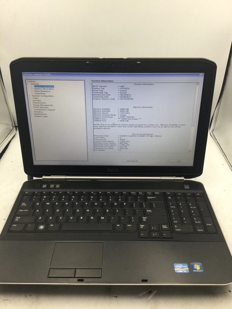 Dell Latitude E5520 for sale - eBay