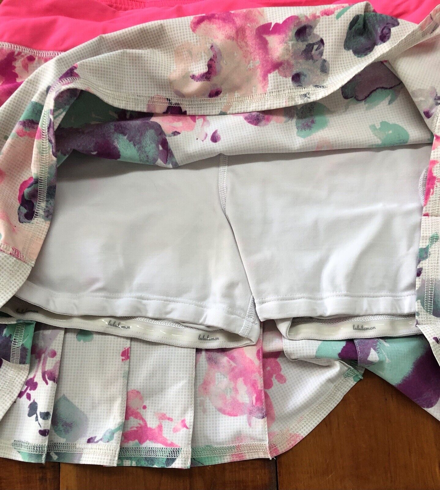 Lululemon 2 Pacesetter Skirt Blurred Blossom Flor… - image 5