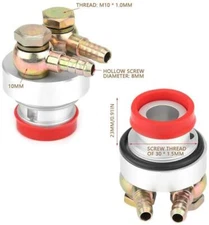 QMB139 50cc & GY6 150cc OIL COOLER ADAPTER PLUG FOR SCOOTERS AND ATVS