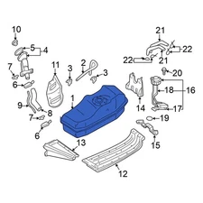 For Nissan Frontier 2001-2004 Nissan 172025S620 Fuel Tank