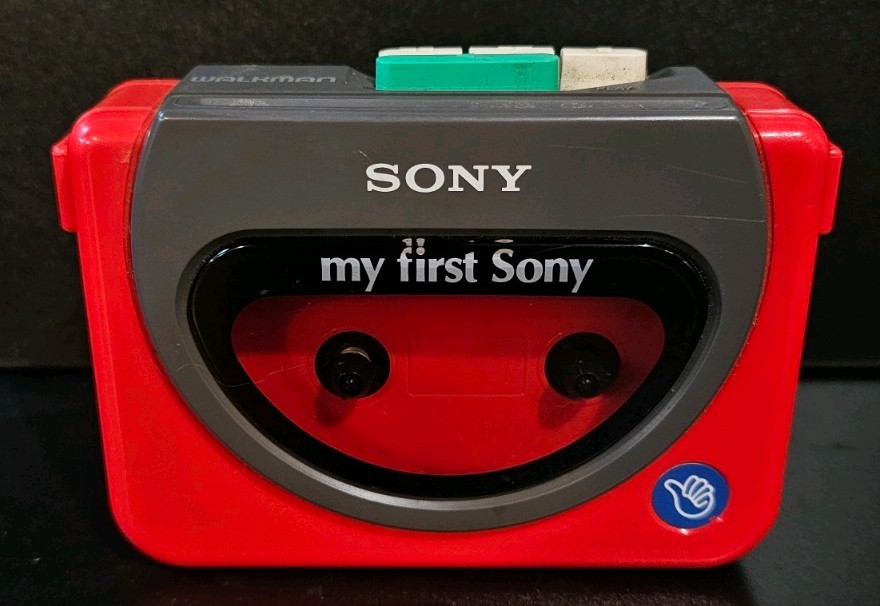 Vintage My First Sony Walkman Portable Cassette Player Model Wm