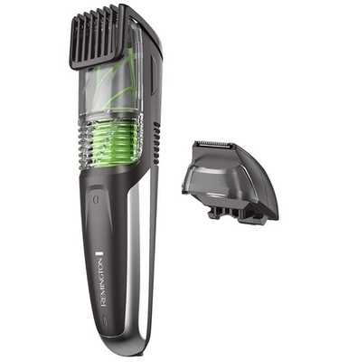 Remington Vacuum Beard Trimmer for Men, Cordless RechargeableAdjustable Length