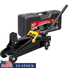 Automotic Hydraulic Floor Jack Heavy Duty Steel Car Lift 13 Inch Max Height New