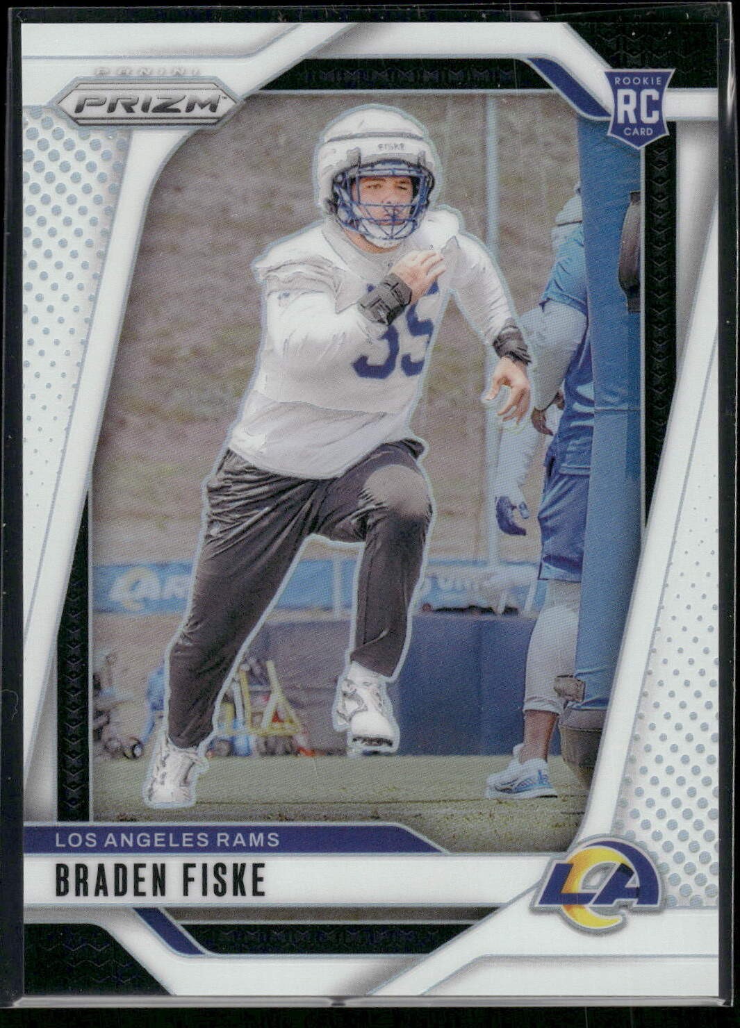 #310 Braden Fiske 2024 Panini Prizm #/35 Rookie White