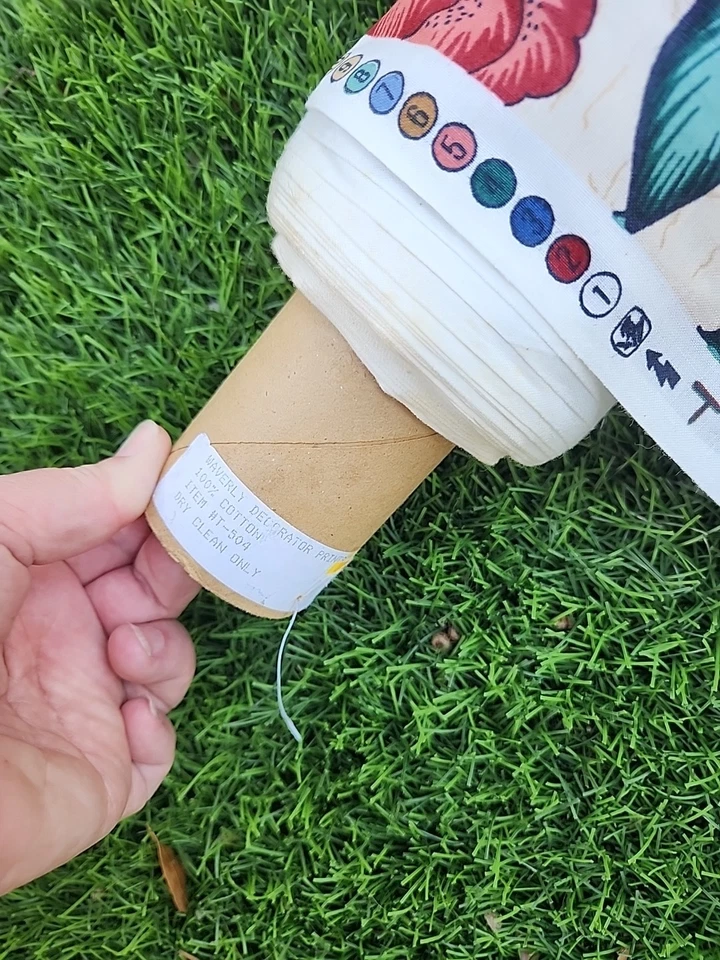 Waverly Henry Ford Museum Greenfield Fabric Jacobean Floral 10 Yards x 55" W - Image 4 of 4