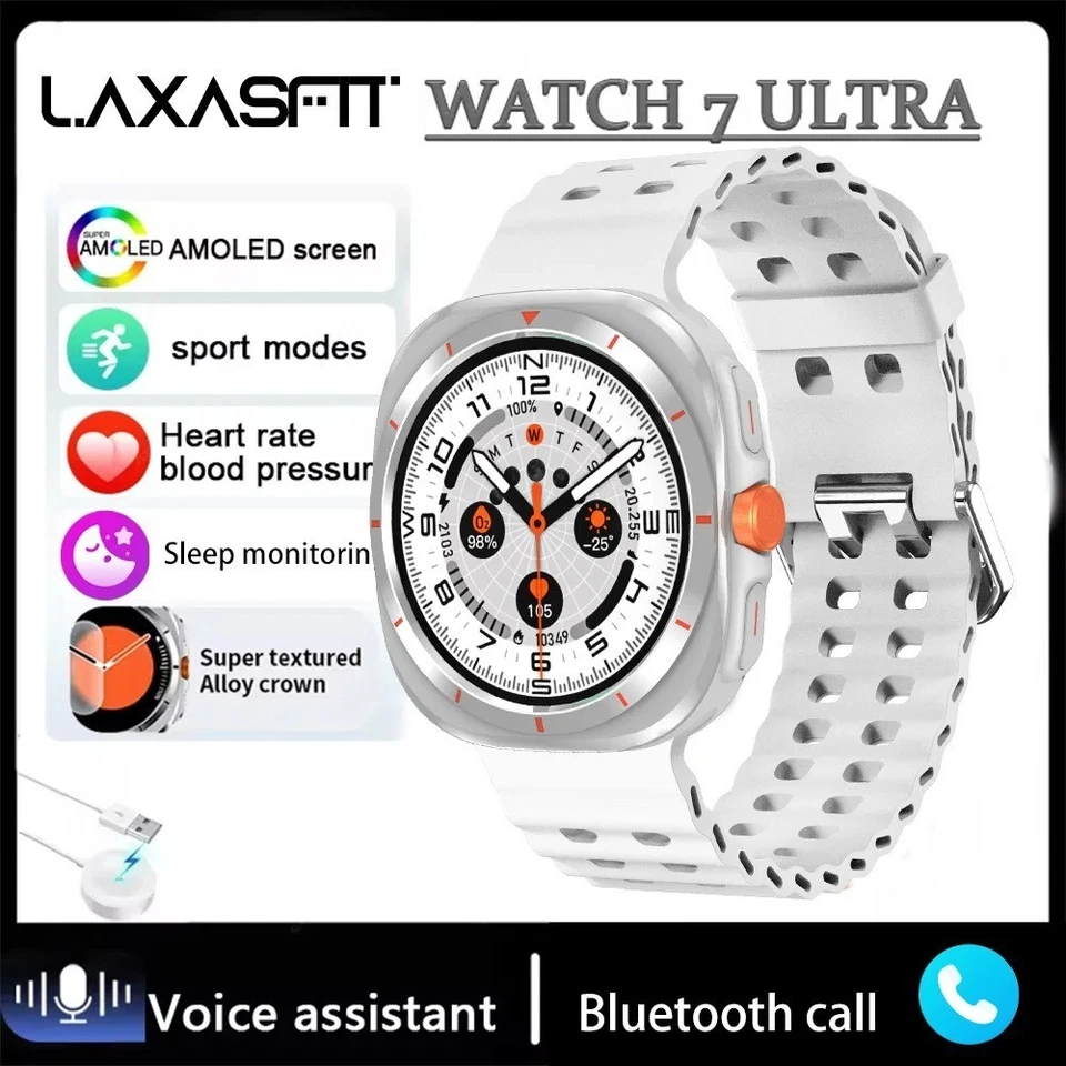 2025 Smartwatch Men Women AMOLED GPS Bluetooth Call Fitness Tracker Gym Fun Gift - Image 4 of 4