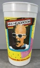 Vintage COCA COLA Collector Cup - 1987 MAX HEADROOM  C-C-C-CATCH THE WAVE