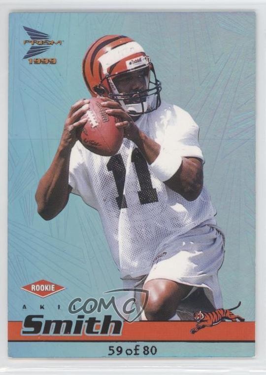 Akili Smith Pacific Prisms #32 Holo Blue