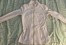 Lululemon Light Pink Full Zip Women's Activewear Jacket Size 6 Pockets Yoga