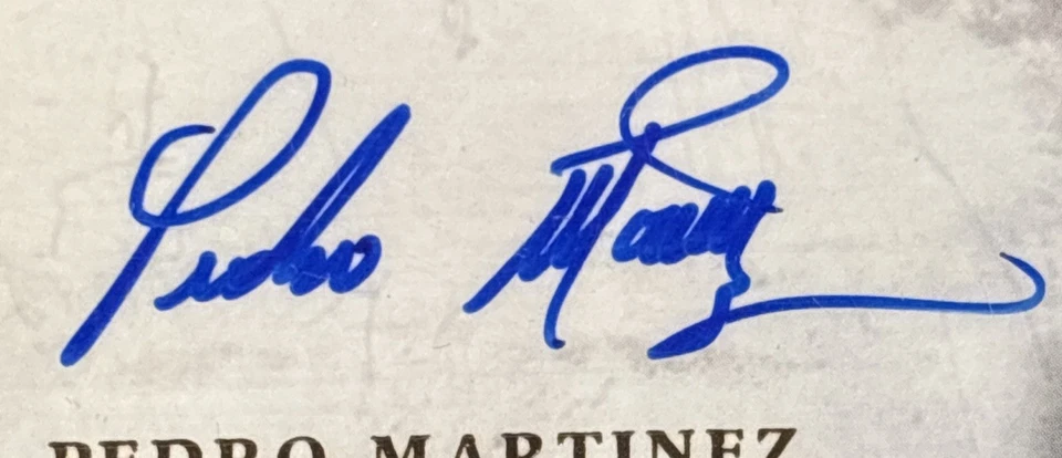 Pedro Martinez Auto Game-Worn Patch - 2018 Topps Luminaries /15 - Image 3 of 4