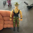 1986 HASBRO GI JOE SGT. SLAUGHTER v2 TRIPLE-T FIGURE TIGHT SUPER CLEAN NM+