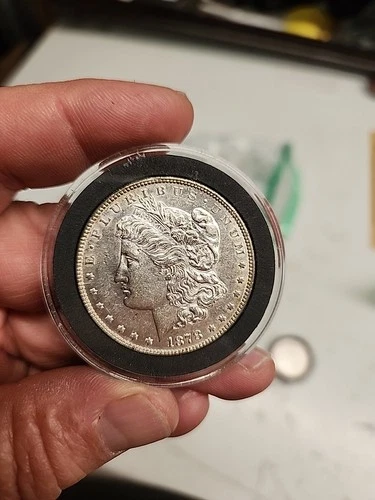 1878 P Philadelphia Mint Morgan Silver Dollar $1 90% Silver Coin Buetiful Toning