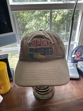 Vintage Jeff Gordon DuPont NASCAR Hat Chase Authentics SnapBack Tan Khaki #24