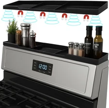 Silicone Magnetic Stove Shelf for Back of Stove - over the Stove Shelf, Magnetic