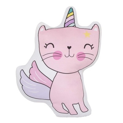 Everything Kids Caticorn Girl Power Decorative Pillow - 15'' x 10''