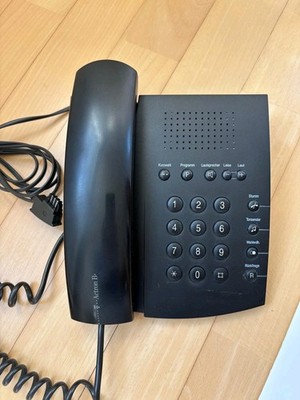 Deutsche Telekom Telefon Actron B Schwarz analog Vintage