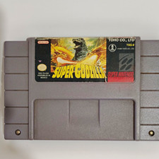 Super Godzilla Game Cartridge for SUPER NES SNES 1994 TOHO Co., LTD