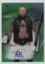 2020 Topps Finest WWE Green Refractor 14/99 Aleister Black #A-AB Auto 0s3