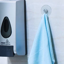 24 Pieces Suction Cup Wall Hook Hanger, 1.77 Inch / 45 mm Clear PVC Suction C...