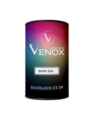 Venox Autocolor Basislack für BMW 364 TOPASBLAU MET 1L 1:07 Autolack