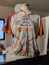 2010 Hilly Hundred Indiana Cycling Jersey Peak 1 XL Half Zip Bicycle Ciba