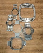 Embroidery Machine Hoops For Happy Embroidery Machines  13 piece set lot 