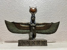 Veronese Bronze Figurine Egyptian God Isis spreading wings Statue Gift