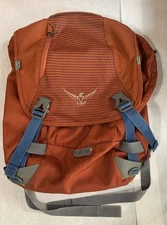 Osprey Flap Jack Pack Orange Commute Day Hike Laptop Sleeve Organizer Pockets