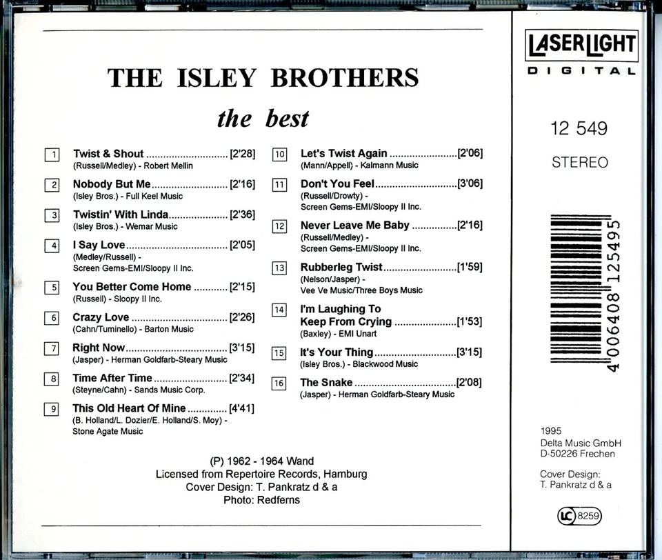 The Isley Brothers - The Best | CD | wie NEU - Bild 2 von 2