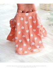 Thin Cat Princess Bottoming Shirt Wholesale Love Cute Cotton Small Dog Pet