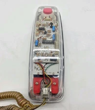 Vintage Coby CT-P410 Clear See-Through Landline Phone – Untested As-Is