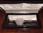 1998 Silver 100 Dollar Franklin quarter Pound 4 Oz Troy .99 Silver COA Proof!!