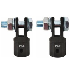 2-Pack 1/2" Scissor Jack Adapter Drill Adapter for Use with 1/2 Inch Drive/Impac