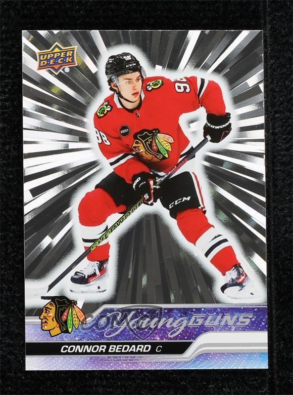 2023-24 Upper Deck Series 2 Young Guns Outburst Connor Bedard #451 Rookie RC