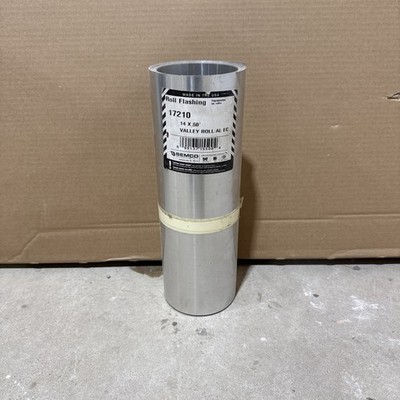 Semco Aluminum Roll Flashing Silver 14in H x 50ft L Valley Roll AL EC Made USA