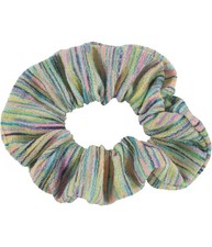American Eagle Womens Stripe Hair Scrunchie, Multicoloured