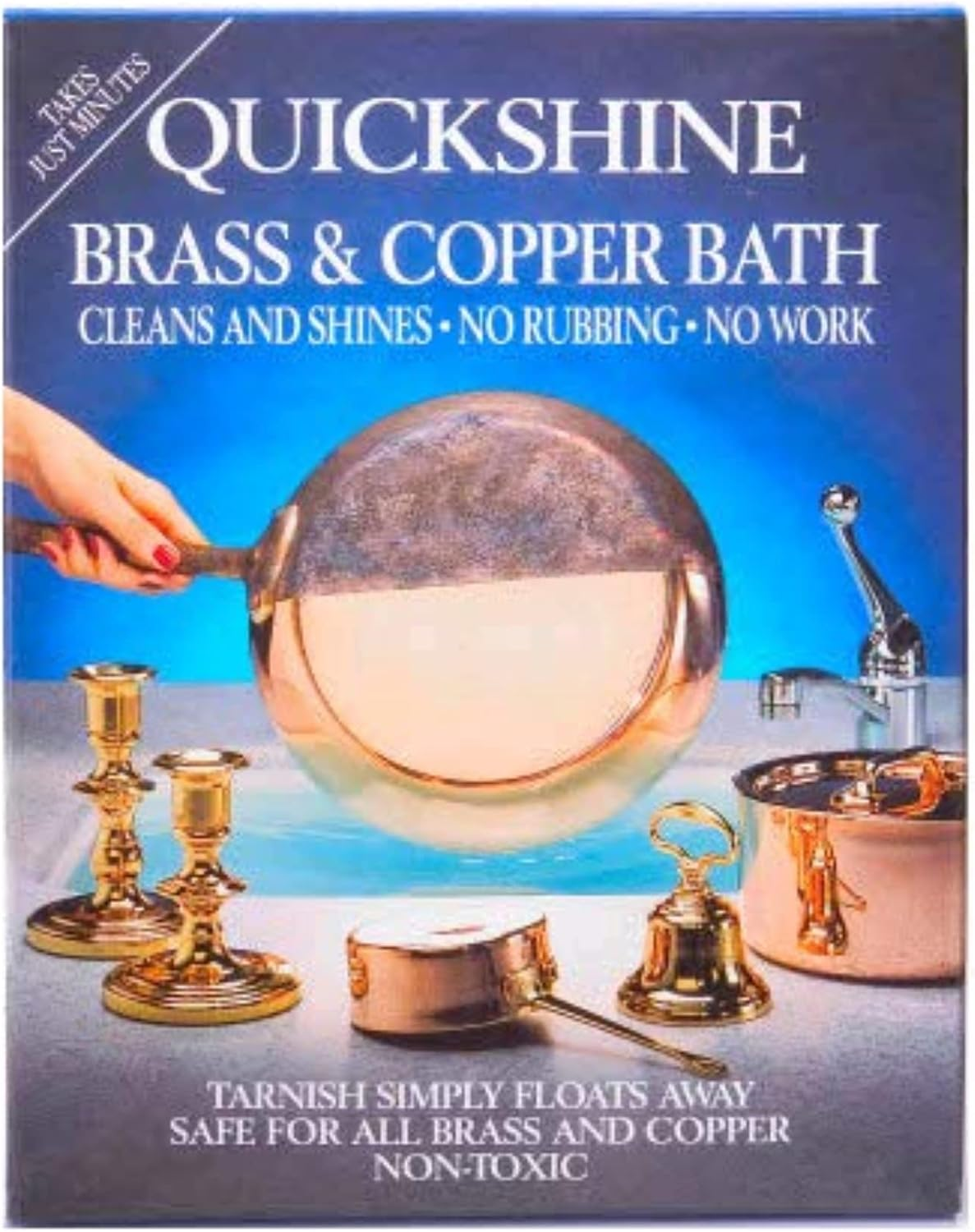 Brass and Copper Clean and Shine Bath, 4 Sachets