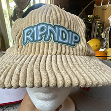 RIPNDIP Beige Solid Baseball Cap Hat for Men ...