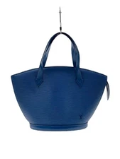 LOUIS VUITTON Saint Jacques Epi BLU Leather BLU From Japan
