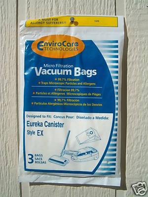 15 Eureka  EX  Allergy canister Vacuum Bags Excalibur !