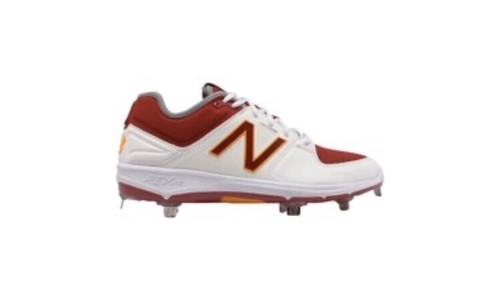 L3000v3 Low Metal Baseball Cleats White 